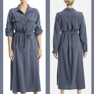 Max Studio Tab Sleeve Shirt Dress
